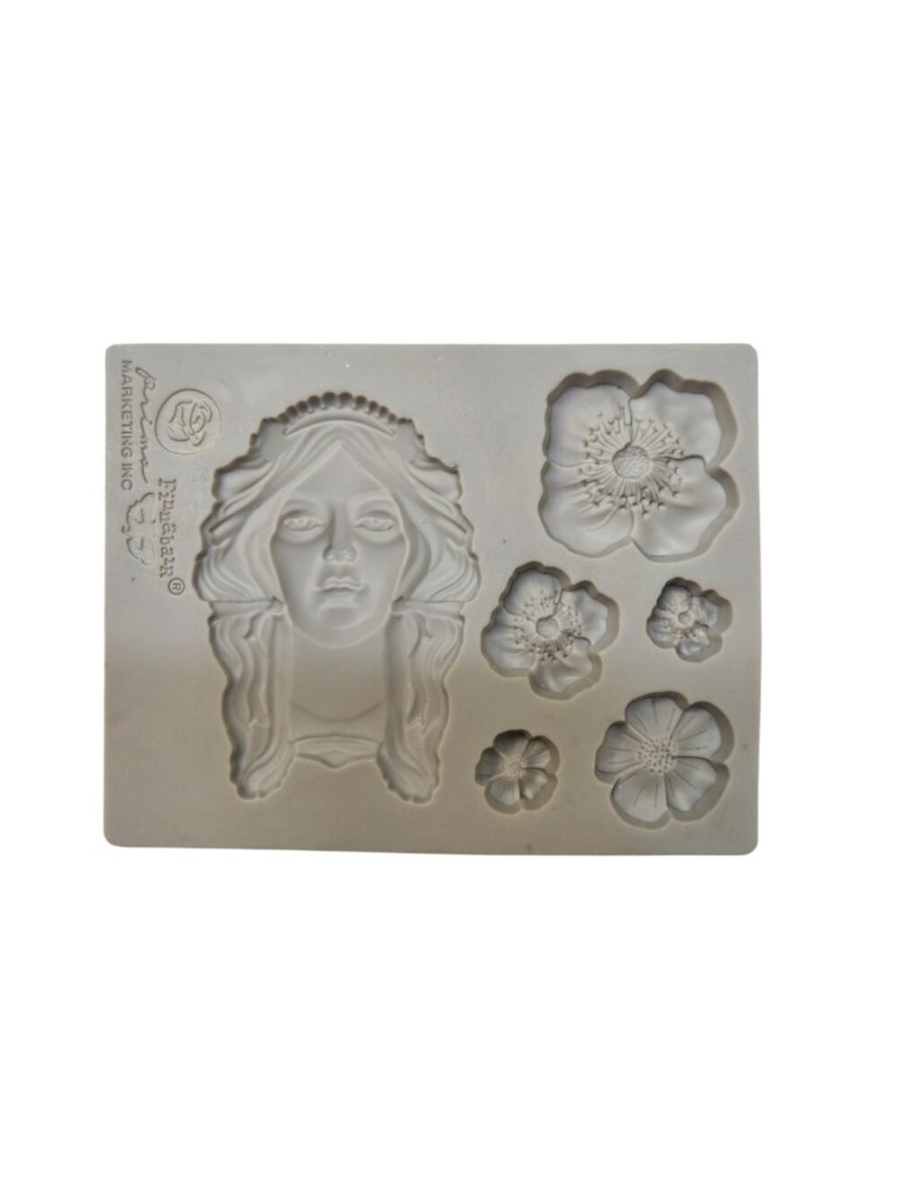 Floral & Female Face Silicone Mold